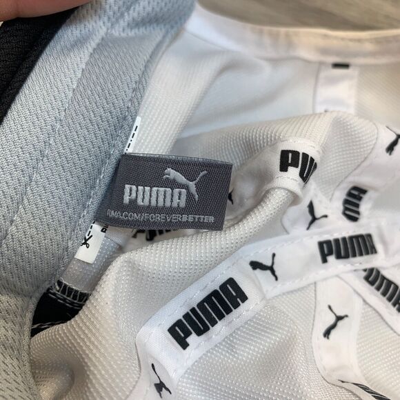 Puma Golf Hat Cap Mens Size One Size Adjustable Strap Back White - Picture 7 of 9